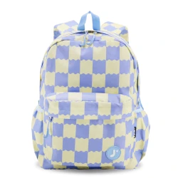 J World New York Oz Daypack Backpack – Wiggle Blue | School & 15.6" Laptop Backpack