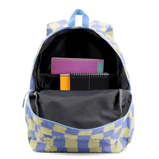 J World New York Oz Daypack Backpack – Wiggle Blue | School & 15.6" Laptop Backpack - JWORLD - Image 5