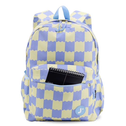 J World New York Oz Daypack Backpack – Wiggle Blue | School & 15.6" Laptop Backpack - JWORLD - Image 4