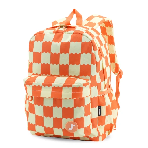J World New York Oz Daypack Backpack – Wiggle Coral | School & 15.6" Laptop Backpack - JWORLD - Image 2