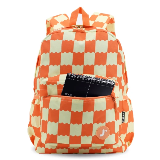 J World New York Oz Daypack Backpack – Wiggle Coral | School & 15.6" Laptop Backpack - JWORLD - Image 4
