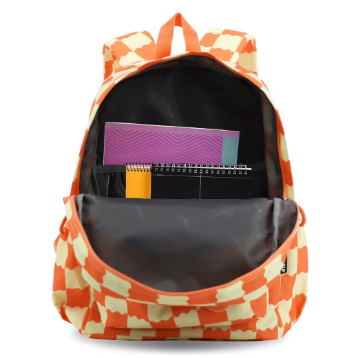 J World New York Oz Daypack Backpack – Wiggle Coral | School & 15.6" Laptop Backpack - JWORLD - Image 5