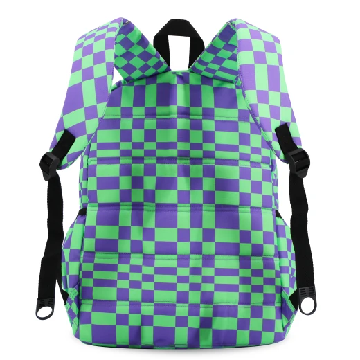 J World New York Oz Daypack Backpack – Pixel Checkers | School &amp; 15.6" Laptop Backpack - Image 3