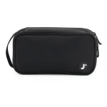 J World New York Doodle Pencil Case – Black | Large-Capacity Pouch with Handle Strap