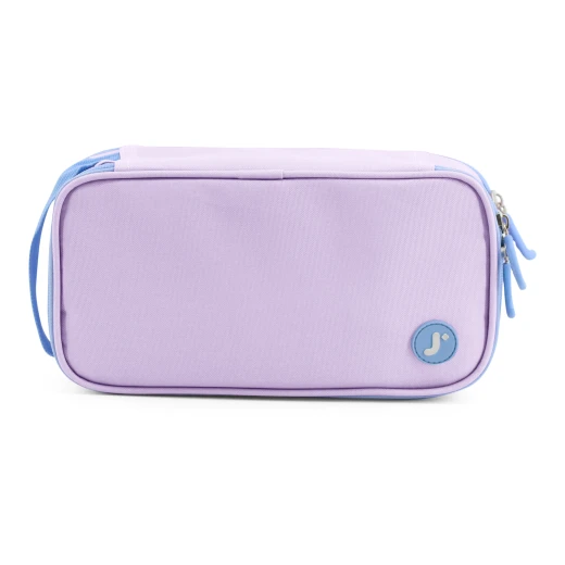 J World New York Doodle Pencil Case – Purple | Large-Capacity Pouch with Handle Strap J World New York Doodle Pencil Case – Purple | Large-Capacity Pouch with Handle Strap