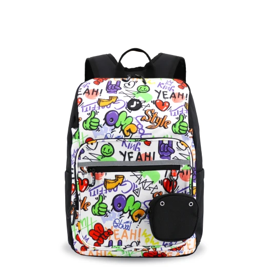 J World New York Junior Set: Backpack &amp; Lunch Box – Street Art | Matching Kids School Set - Image 3