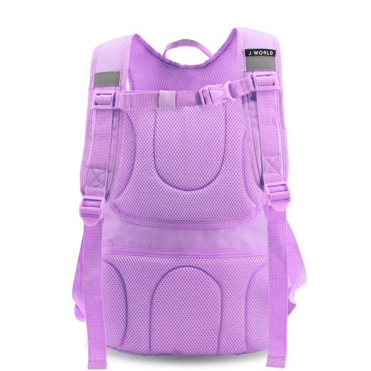 J World New York Junior Set: Backpack &amp; Lunch Box – Puffy Flower | Matching Kids School Set - Image 2