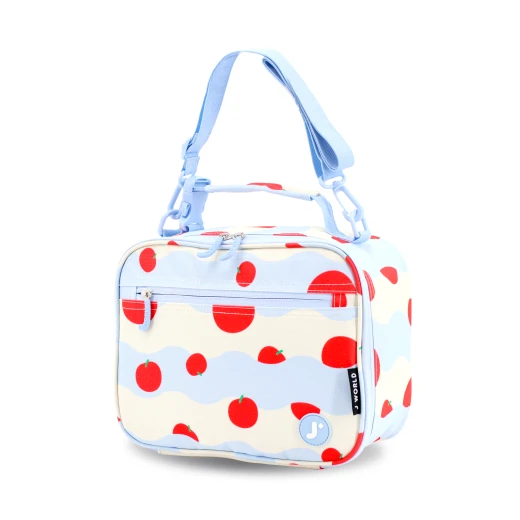 J World New York Cody Lunch Bag – Floating Apple | Insulated Lunch Bag with Shoulder Strap