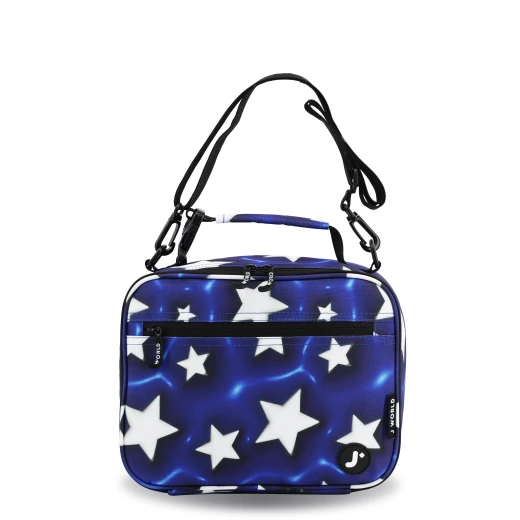 J World New York Cody Lunch Bag – Puffy Stars | Insulated Lunch Bag with Shoulder Strap - Image 3