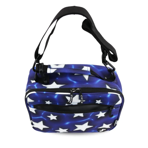 J World New York Cody Lunch Bag – Puffy Stars | Insulated Lunch Bag with Shoulder Strap - Image 4