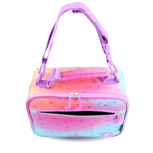 J World New York Cody Lunch Bag – Confetti | Insulated Lunch Bag with Shoulder Strap - JWORLD - Image 4