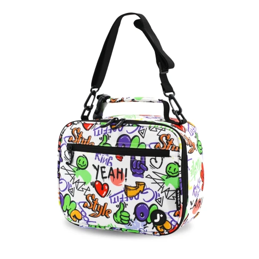 J World New York Cody Lunch Bag – Street Art | Insulated Lunch Bag with Shoulder Strap J World New York Cody Lunch Bag – Street Art | Insulated Lunch Bag with Shoulder Strap
