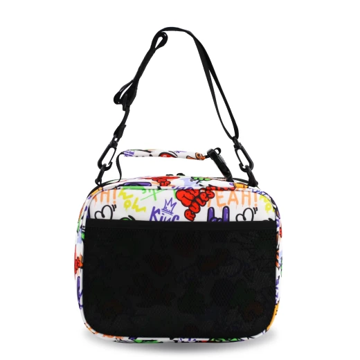 J World New York Cody Lunch Bag – Street Art | Insulated Lunch Bag with Shoulder Strap - JWORLD - Image 4