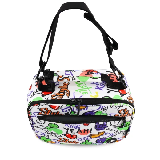 J World New York Cody Lunch Bag – Street Art | Insulated Lunch Bag with Shoulder Strap - JWORLD - Image 6