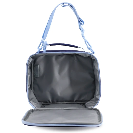 J World New York Cody Lunch Bag – Navy | Insulated Lunch Bag with Shoulder Strap - JWORLD - Image 2