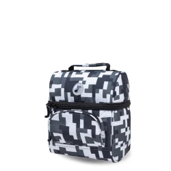 J World New York Corey Lunch Bag – Camo | Insulated Lunch Bag with Top Bottle Strap