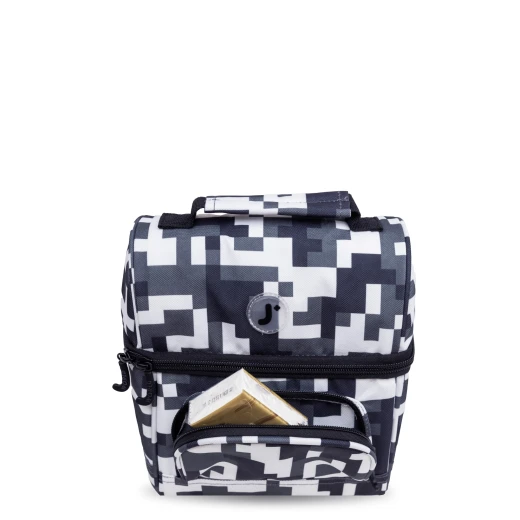 J World New York Corey Lunch Bag – Camo | Insulated Lunch Bag with Top Bottle Strap - JWORLD - Image 5