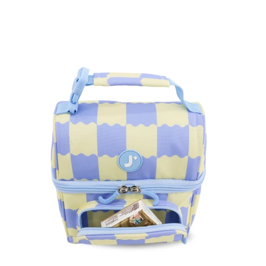 J World New York Corey Lunch Bag – Wiggle Blue | Insulated Lunch Bag with Top Bottle Strap - JWORLD - Image 3