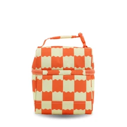 J World New York Corey Lunch Bag – Wiggle Coral | Insulated Lunch Bag with Top Bottle Strap