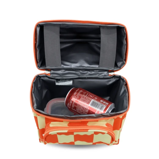 J World New York Corey Lunch Bag – Wiggle Coral | Insulated Lunch Bag with Top Bottle Strap - JWORLD - Image 3