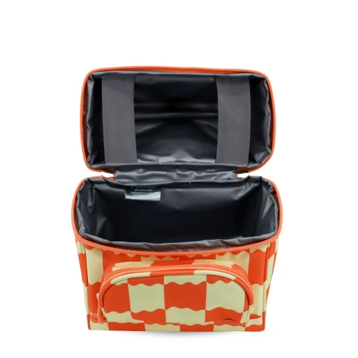 J World New York Corey Lunch Bag – Wiggle Coral | Insulated Lunch Bag with Top Bottle Strap - JWORLD - Image 5