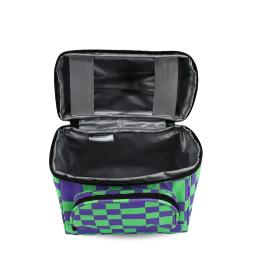 J World New York Corey Lunch Bag – Pixel Checkers | Insulated Lunch Bag with Top Bottle Strap - JWORLD - Image 4