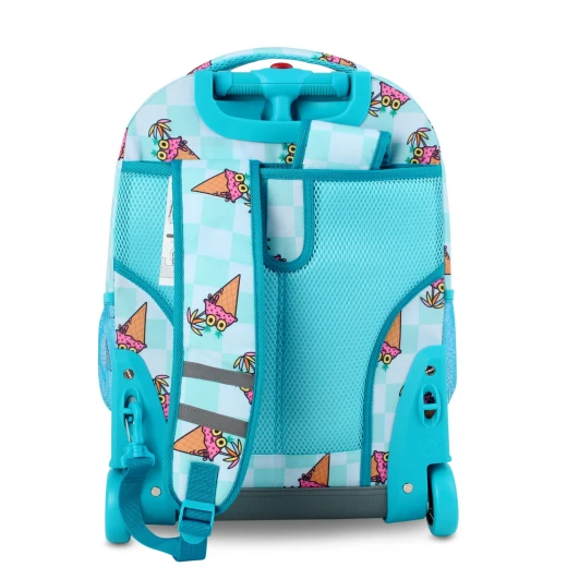 J World New York Sunrise Rolling Backpack (18") – Ice Cone | Convertible Wheeled School Backpack - JWORLD - Image 6