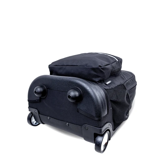 J World New York Sunrise Rolling Backpack (18") – Black | Convertible Wheeled School Backpack - JWORLD - Image 4