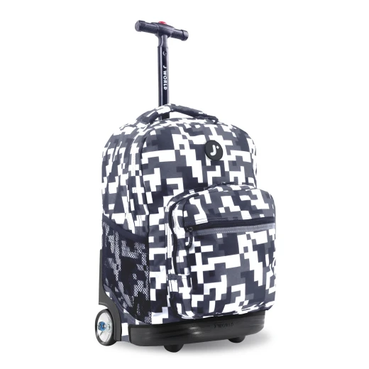 J World New York Sunrise Rolling Backpack (18 J World New York Sunrise Rolling Backpack (18