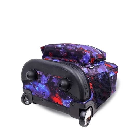 J World New York Sunrise Rolling Backpack (18") – Galaxy | Convertible Wheeled School Backpack - JWORLD - Image 3