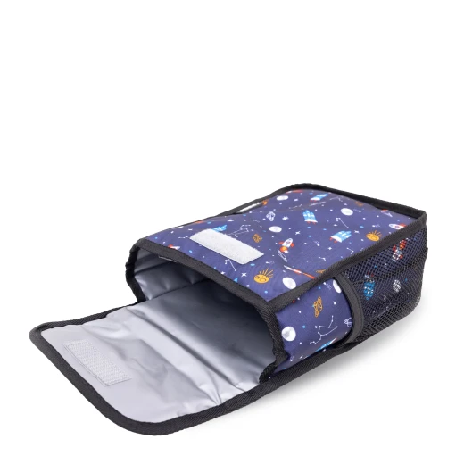 J World New York Lollipop Rolling Backpack (16") + Lunch Bag – Spaceship | Kids Set with Light-Up Wheels - JWORLD - Image 3