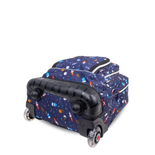 J World New York Lollipop Rolling Backpack (16") + Lunch Bag – Spaceship | Kids Set with Light-Up Wheels - JWORLD - Image 5