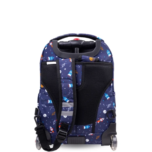 J World New York Lollipop Rolling Backpack (16") + Lunch Bag – Spaceship | Kids Set with Light-Up Wheels - JWORLD - Image 10