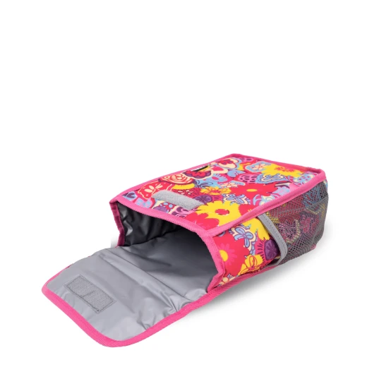J World New York Lollipop Rolling Backpack (16") + Lunch Bag – Poppy Pansy | Kids Set with Light-Up Wheels - JWORLD - Image 2