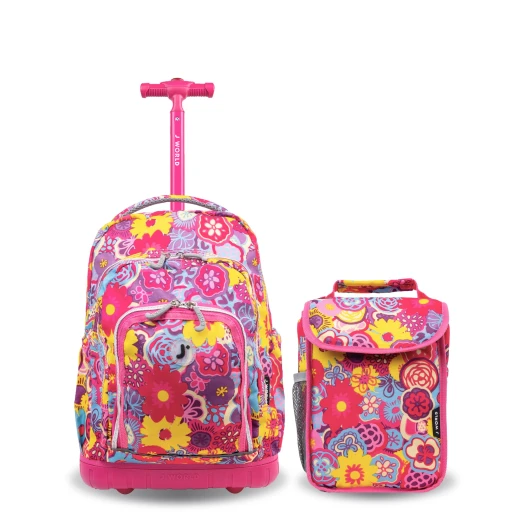 J World New York Lollipop Rolling Backpack (16 J World New York Lollipop Rolling Backpack (16
