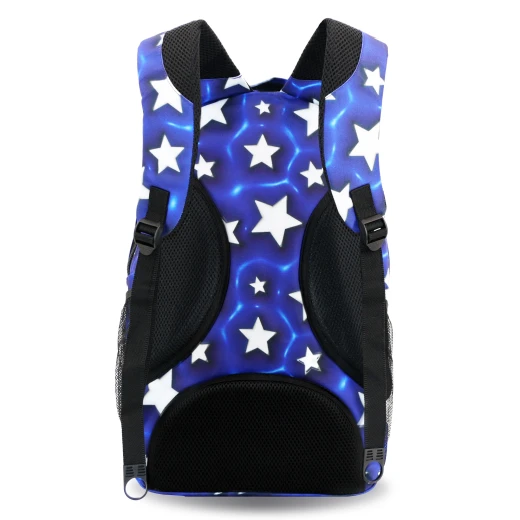 J World New York Cornelia School Backpack – Puffy Star | School & 15.6" Laptop Backpack - JWORLD - Image 3