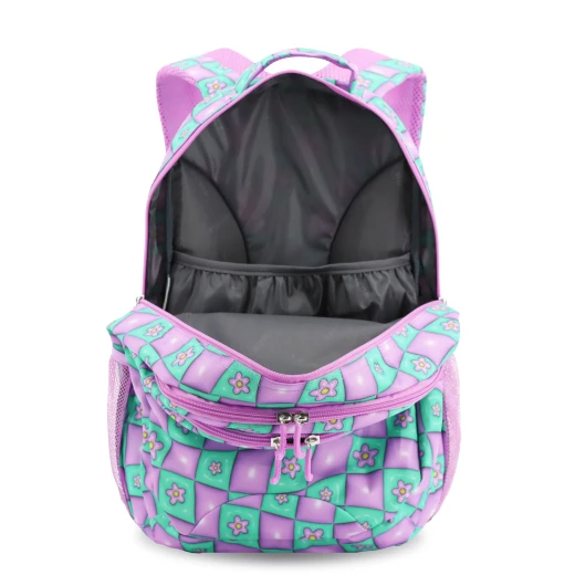 J World New York Cornelia School Backpack – Puffy Flower | School & 15.6" Laptop Backpack - JWORLD - Image 5