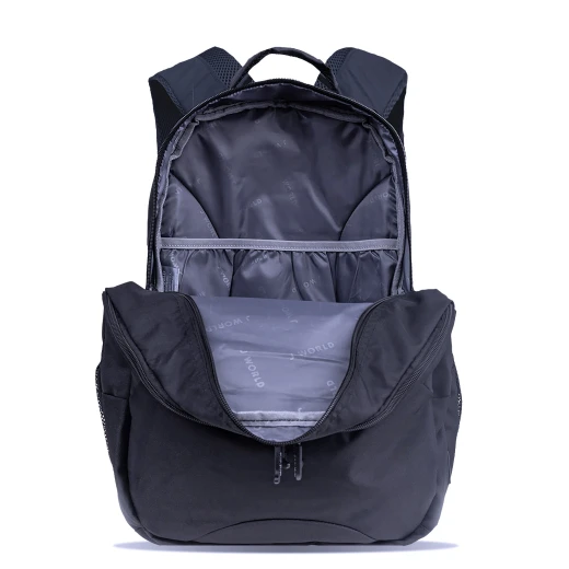 J World New York Cornelia School Backpack – Black | School & 15.6" Laptop Backpack - JWORLD - Image 2