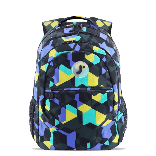 J World New York Cornelia School Backpack – Cubes | School & 15.6" Laptop Backpack - JWORLD - Image 3