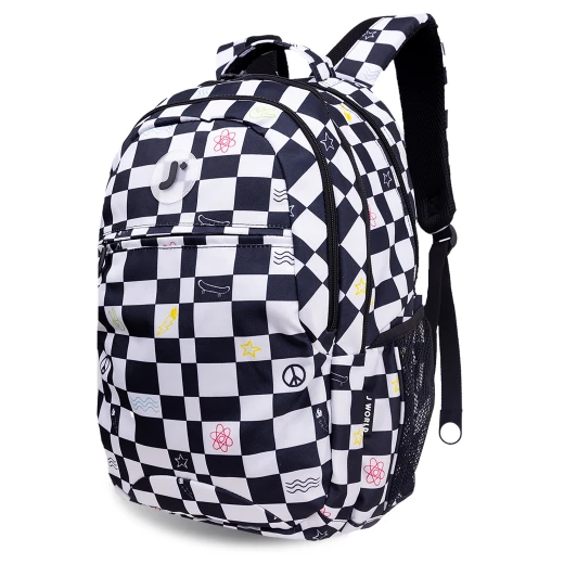 J World New York Cornelia School Backpack – Icon Checkers | School & 15.6