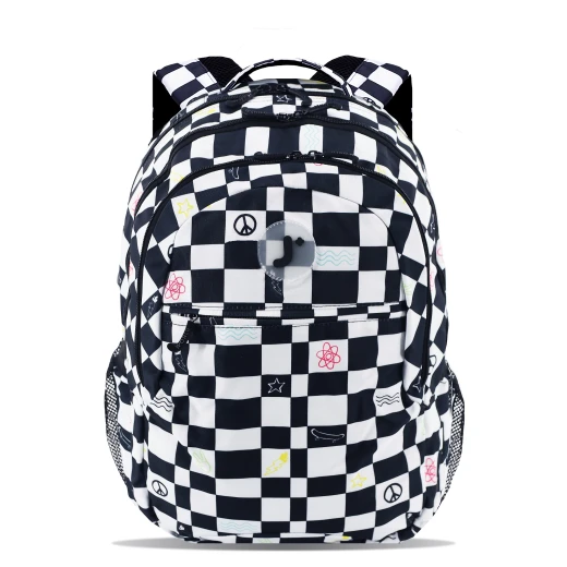 J World New York Cornelia School Backpack – Icon Checkers | School & 15.6" Laptop Backpack - JWORLD - Image 4
