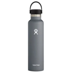 Hydro Flask 18 oz Standard Mouth Insulated Water Bottle with Flex Cap (532 ml) – Stone