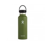Hydro Flask 18 oz Standard Mouth Insulated Water Bottle with Flex Cap (532 ml) – Olive - Hydro Flask