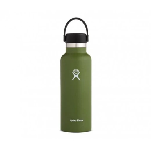 Hydro Flask 18 oz Standard Mouth Insulated Water Bottle with Flex Cap (532 ml) – Olive Hydro Flask 18 oz Standard Mouth Insulated Water Bottle with Flex Cap (532 ml) – Olive