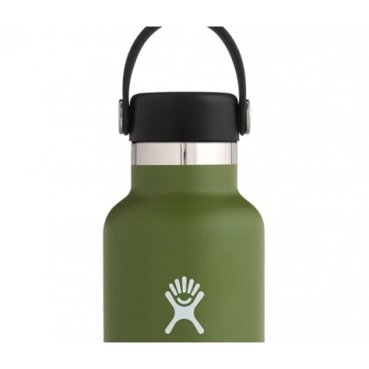 Hydro Flask 18 oz Standard Mouth Insulated Water Bottle with Flex Cap (532 ml) – Olive - Hydro Flask - Image 4