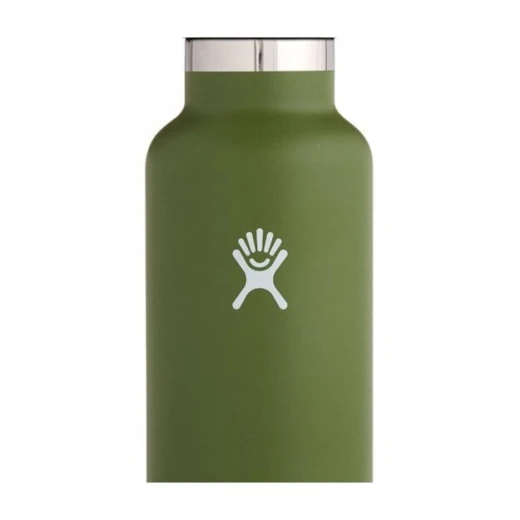 Hydro Flask 18 oz Standard Mouth Insulated Water Bottle with Flex Cap (532 ml) – Olive - Hydro Flask - Image 2