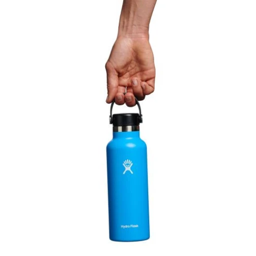 Hydro Flask 18 oz Standard Mouth Insulated Water Bottle with Flex Cap (532 ml) – Pacific - Hydro Flask - Image 2