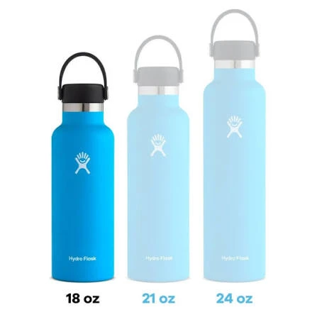 Hydro Flask 18 oz Standard Mouth Insulated Water Bottle with Flex Cap (532 ml) – Pacific - Hydro Flask - Image 6