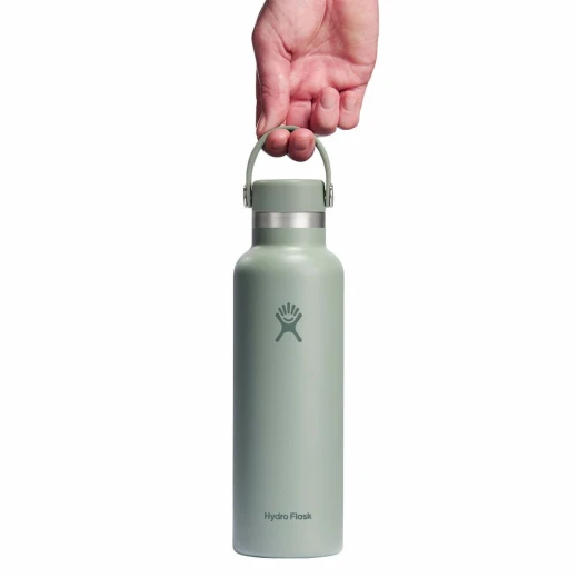 Hydro Flask 21 oz Standard Mouth Insulated Water Bottle with Flex Cap (621 ml) – Agave - Hydro Flask - Image 2