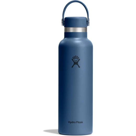 Hydro Flask 21 oz Standard Mouth Insulated Water Bottle with Flex Cap (621 ml) – Harbor Blue